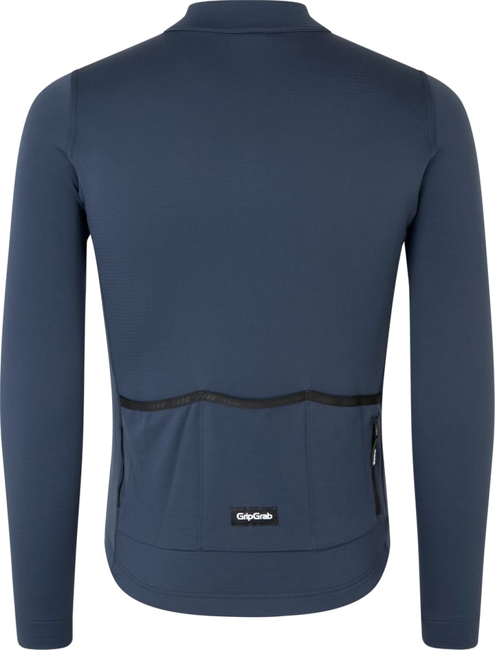 Gripgrab Men's EXPLR Merinotech Thermal Long Sleeve Jersey Navy Blue Gripgrab