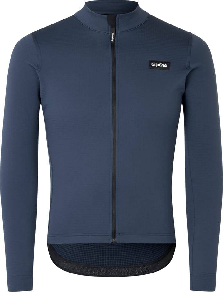 Gripgrab Men's EXPLR Merinotech Thermal Long Sleeve Jersey Navy Blue Gripgrab