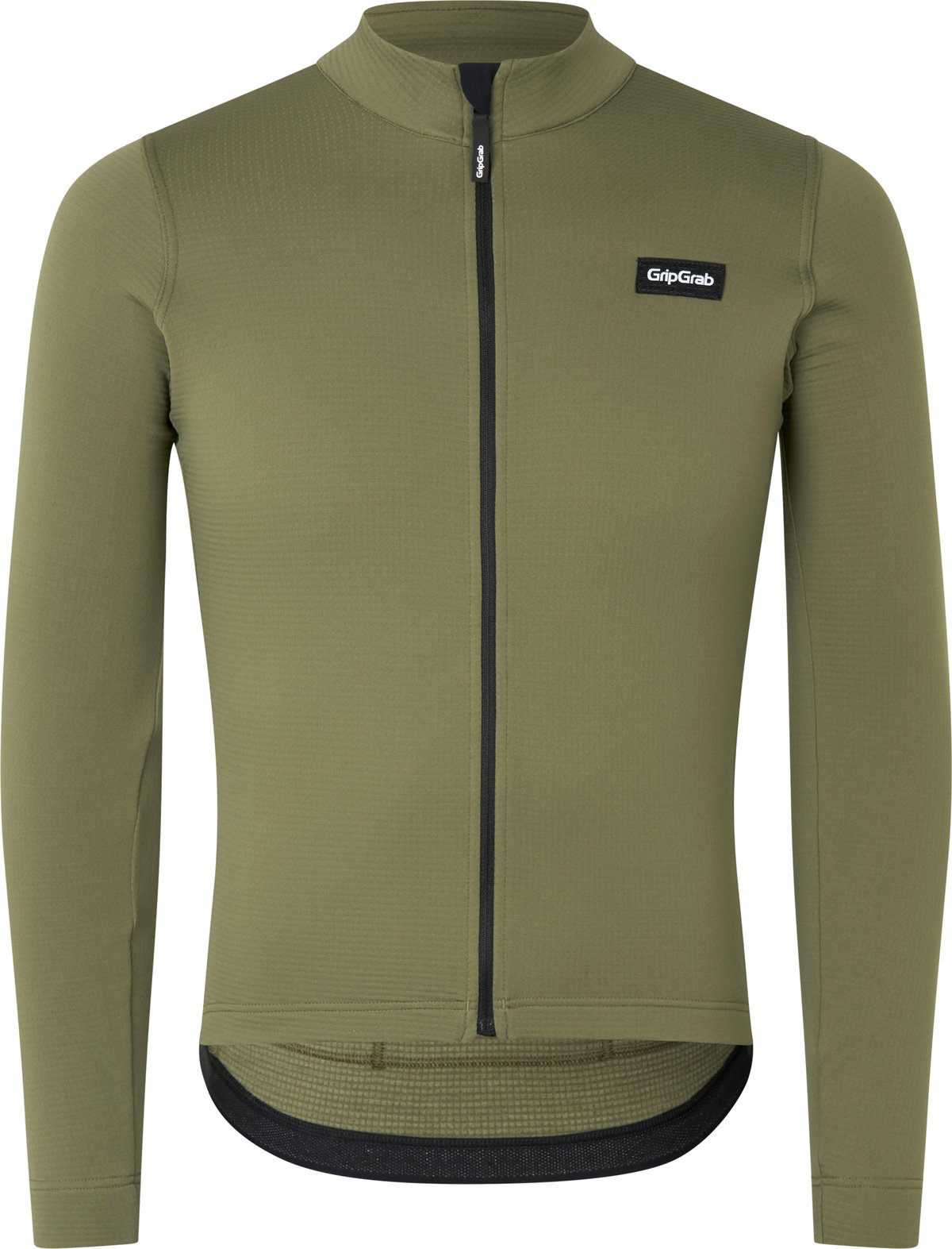 Gripgrab Men's EXPLR Merinotech Thermal Long Sleeve Jersey Olive Green