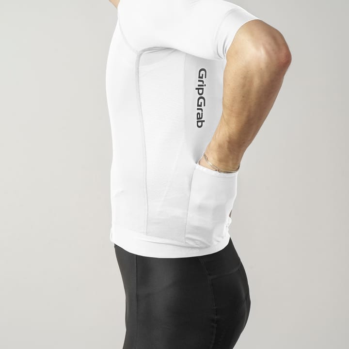 Gripgrab Men's GripGrab PACR Short Sleeve Jersey White Gripgrab