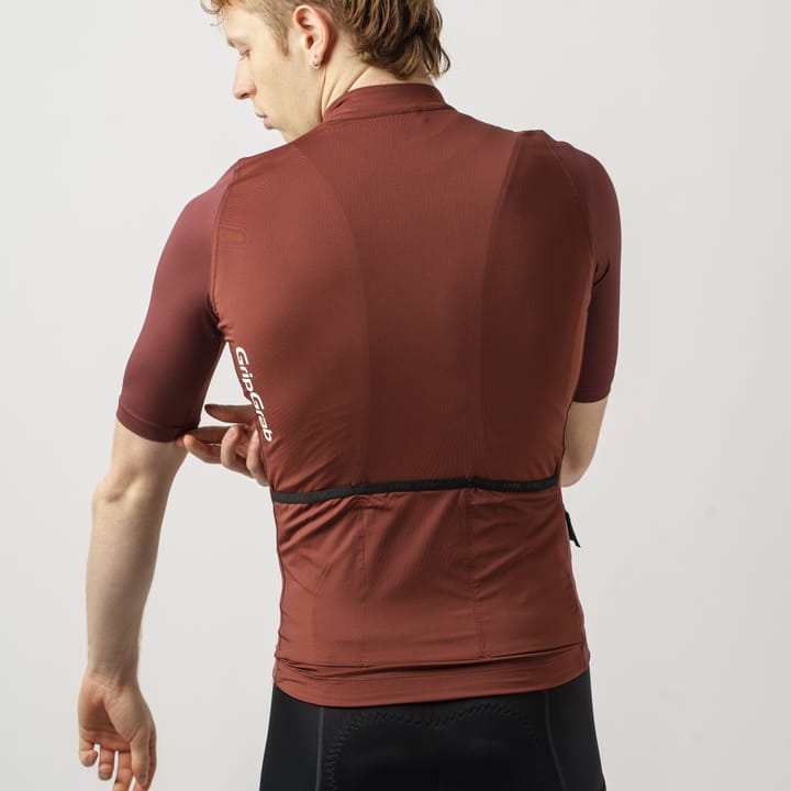 Gripgrab Men's Ride Short Sleeve Jersey Dark Red Gripgrab