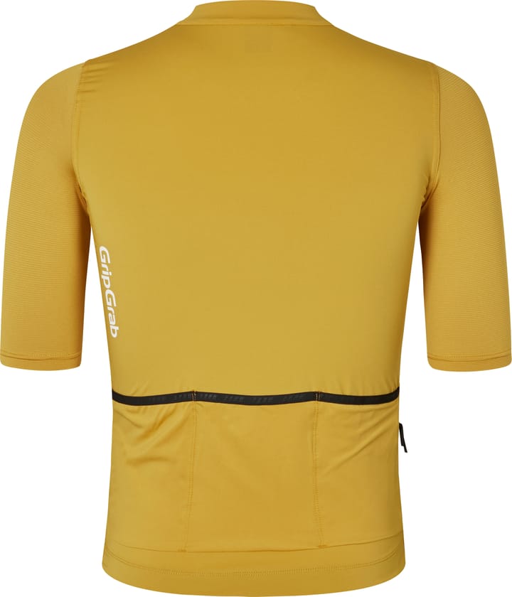 Gripgrab Men's Ride Short Sleeve Jersey Mustard Yellow Gripgrab