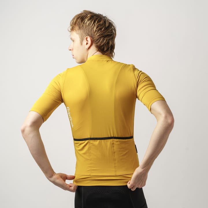 Gripgrab Men's Ride Short Sleeve Jersey Mustard Yellow Gripgrab