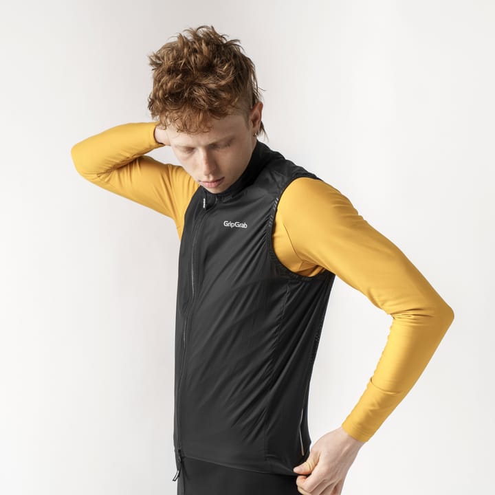 Gripgrab Men's PACR Windproof Lightweight Vest Black Gripgrab
