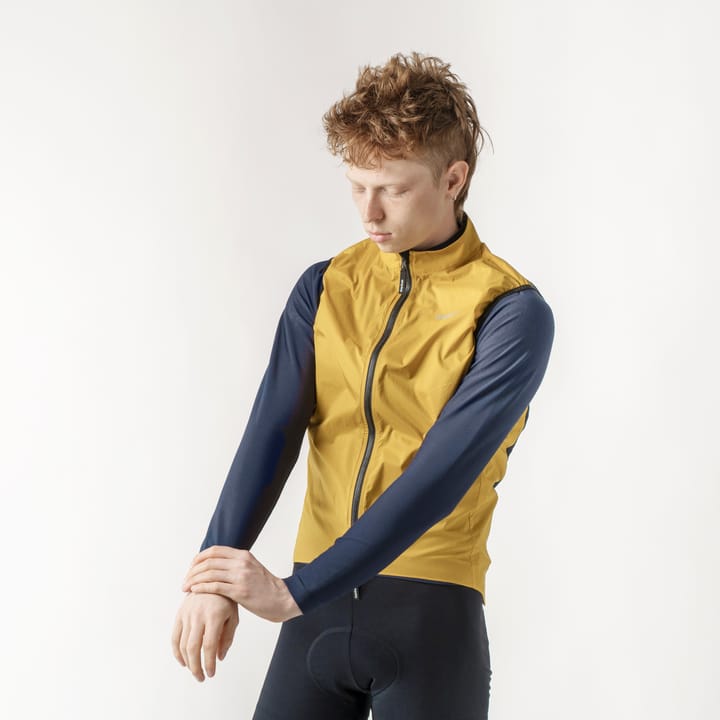 Gripgrab Men's PACR Windproof Lightweight Vest Mustard Yellow Gripgrab