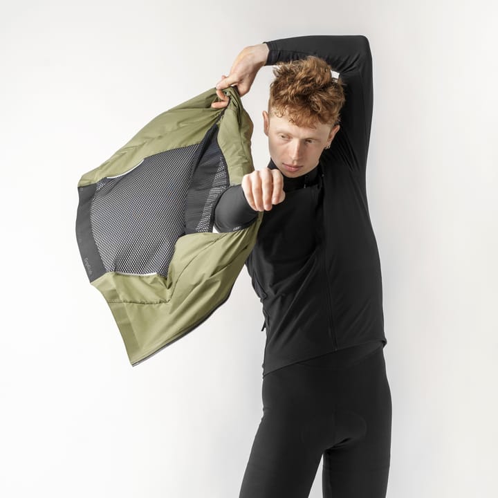 Gripgrab Men's PACR Windproof Lightweight Vest Olive Green Gripgrab