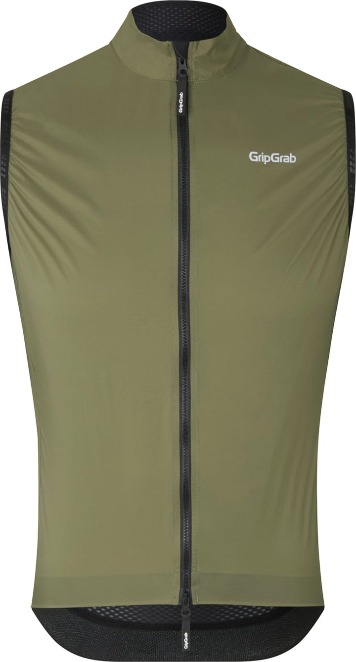 Gripgrab Men's PACR Windproof Lightweight Vest Olive Green Gripgrab