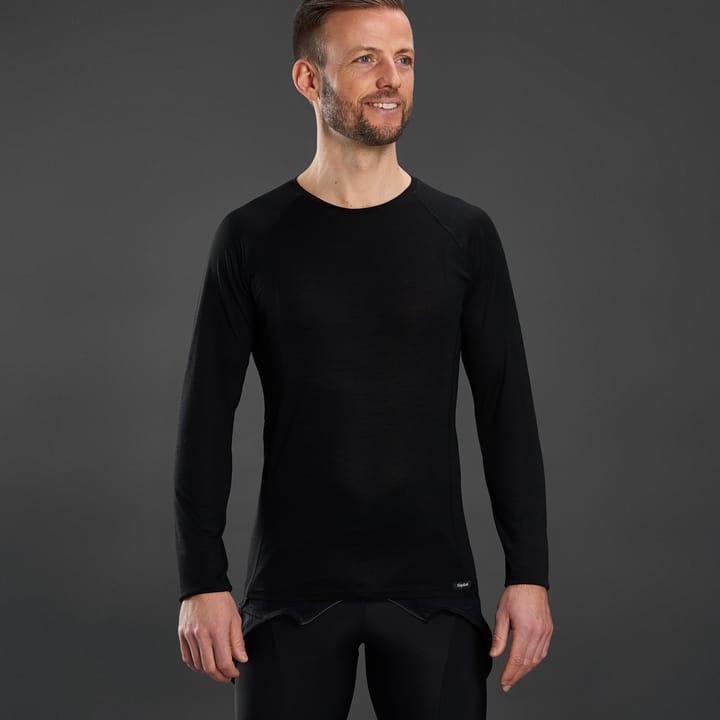Gripgrab Merino Polyfibre Long Sleeve Base Layer Navy Gripgrab