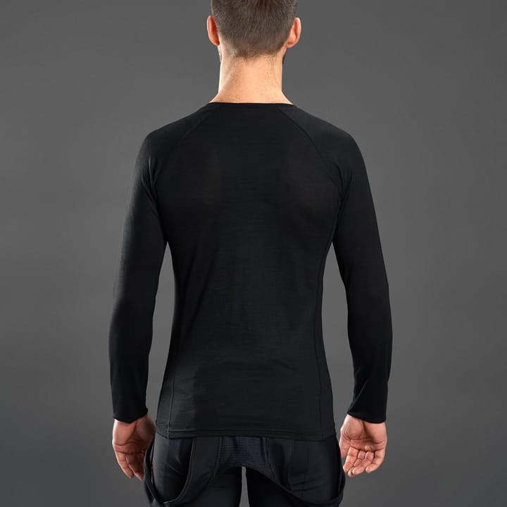 Gripgrab Merino Polyfibre Long Sleeve Base Layer Navy Gripgrab