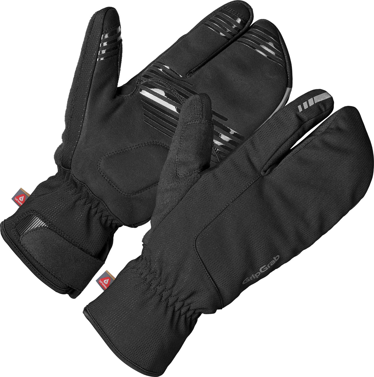 Nordic 2 Windproof Deep Winter Lobster Gloves Black