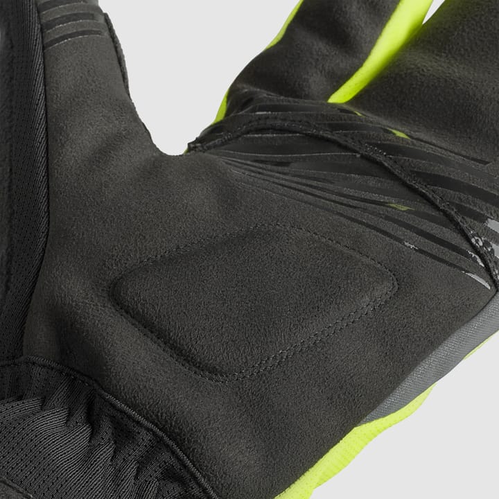 Gripgrab Nordic 2 Windproof Deep Winter Lobster Gloves Yellow Hi-Vis Gripgrab