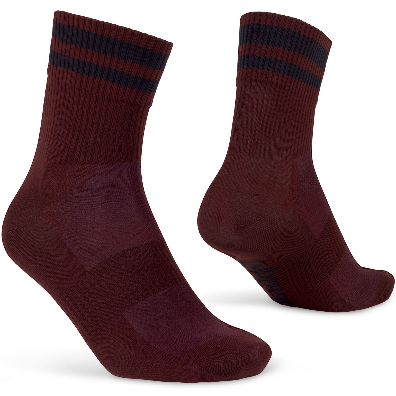 Original Stripes Crew Socks Dark Red