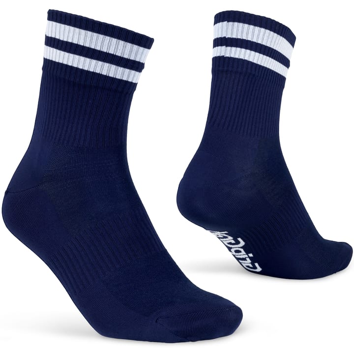 Original Stripes Crew Socks Navy Blue Gripgrab