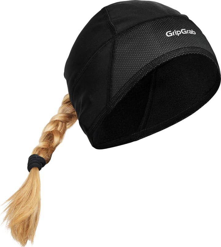 Gripgrab Ponytail Windproof Thermal Skull Cap Black Gripgrab Gripgrab Ponytail Windproof Thermal Skull Cap Black Gripgrab