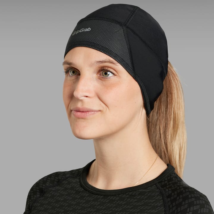 Gripgrab Ponytail Windproof Thermal Skull Cap Black Gripgrab Gripgrab Ponytail Windproof Thermal Skull Cap Black Gripgrab