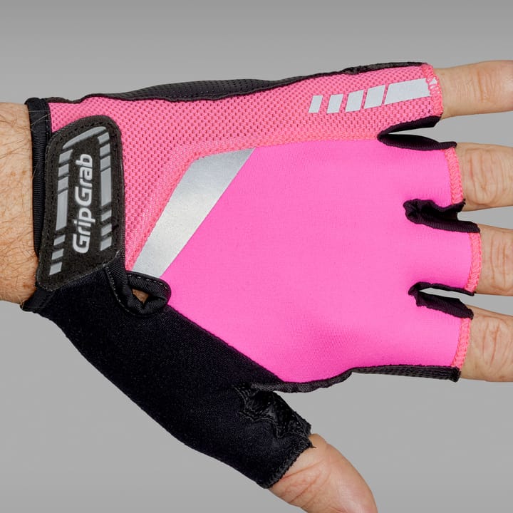 ProGel Hi-Vis Padded Gloves Pink Hi-Vis Gripgrab