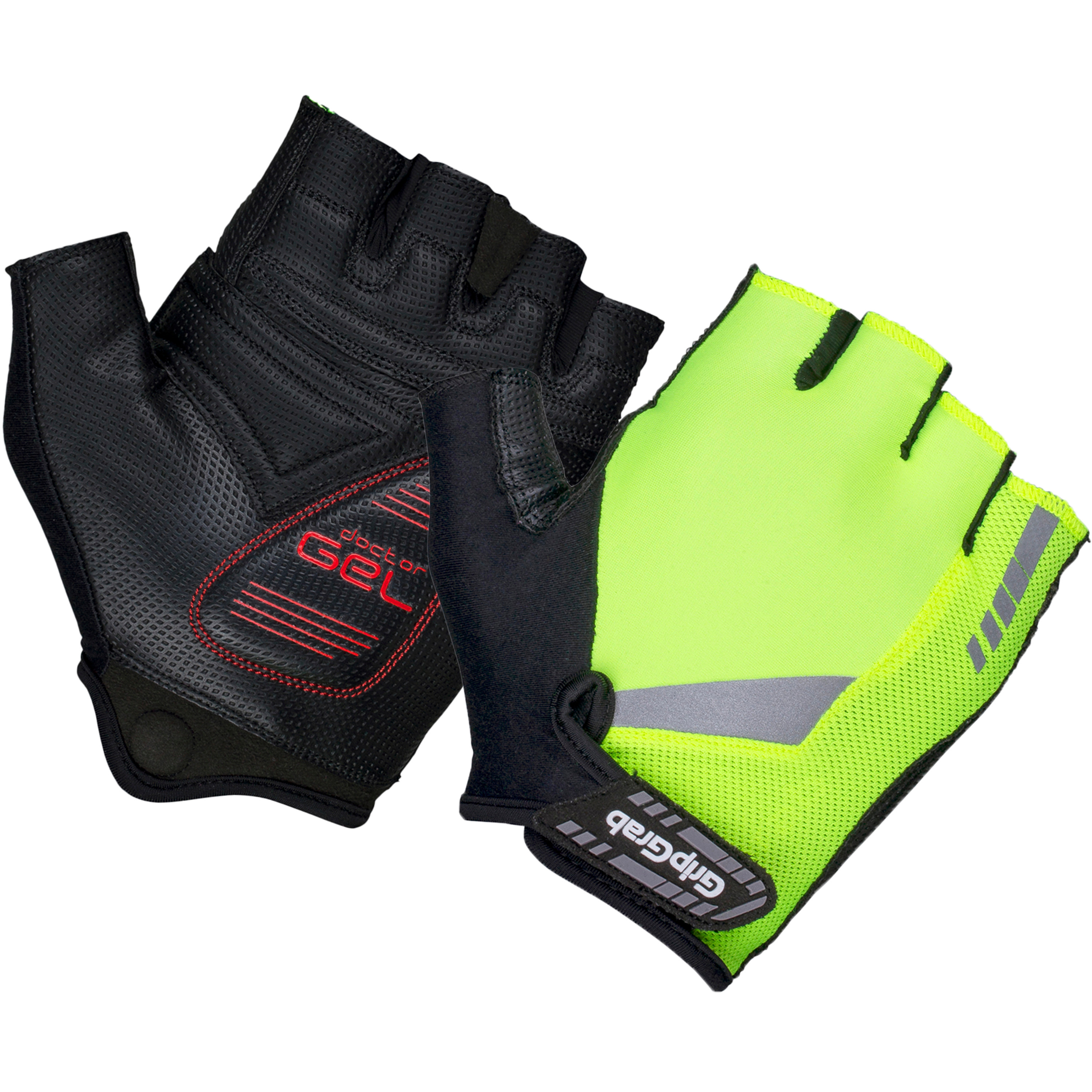 ProGel Hi-Vis Padded Gloves Fluo Yellow