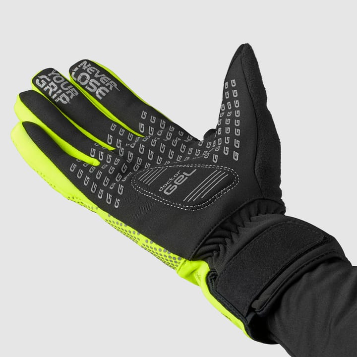 Gripgrab Ride Hi-Vis Waterproof Winter Glove Yellow Hi-vis Gripgrab