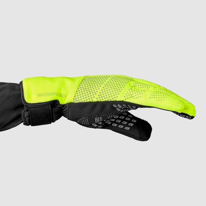 Ride Hi-Vis Waterproof Winter Glove Yellow Hi-vis Gripgrab