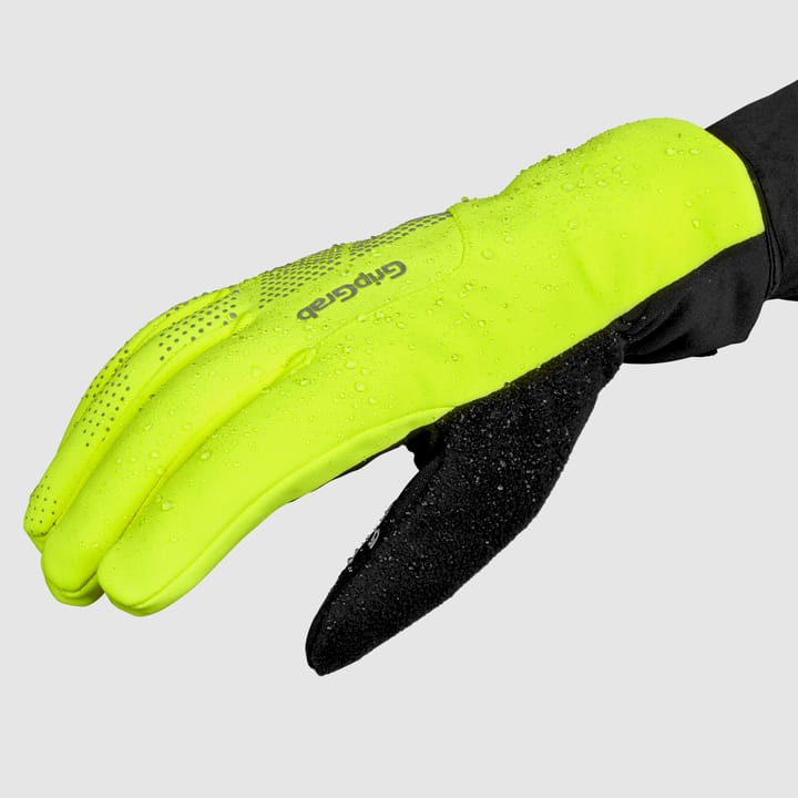 Ride Hi-Vis Waterproof Winter Glove Yellow Hi-vis Gripgrab