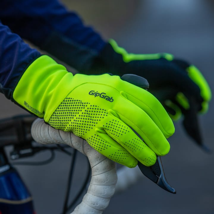 Ride Hi-Vis Waterproof Winter Glove Yellow Hi-vis Gripgrab