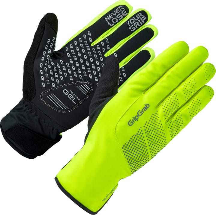 Gripgrab Ride Hi-Vis Waterproof Winter Glove Yellow Hi-vis Gripgrab