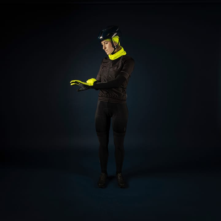 Gripgrab Ride Hi-Vis Windproof Midseason Glove Yellow Hi-vis Gripgrab