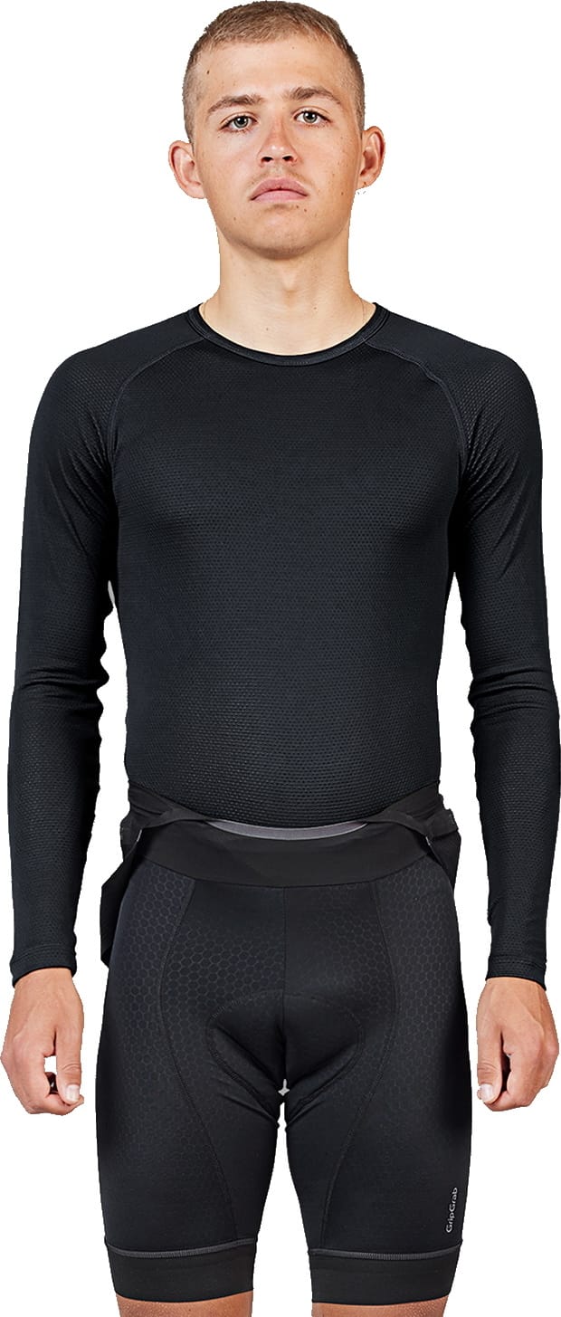 Ride Thermal Long Sleeve Base Layer Black Gripgrab