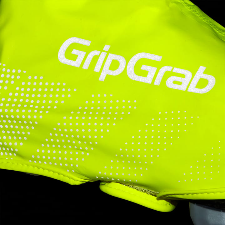 Gripgrab Ride Waterproof Hi-Vis Shoe Cover Yellow Hi-Vis Gripgrab