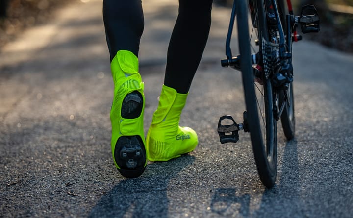 Gripgrab Ride Waterproof Hi-Vis Shoe Cover Yellow Hi-Vis Gripgrab