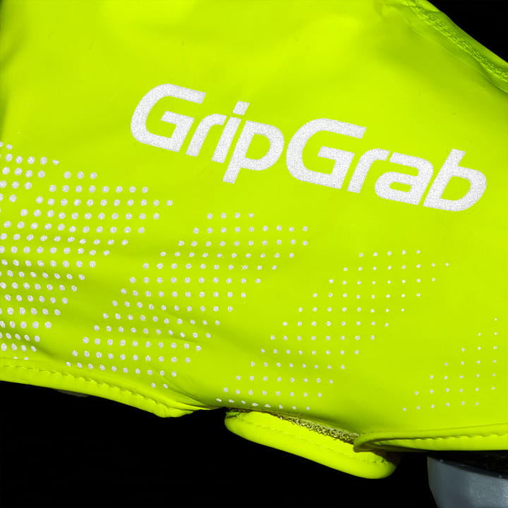 Gripgrab Ride Waterproof Hi-Vis Shoe Cover Yellow Hi-Vis Gripgrab