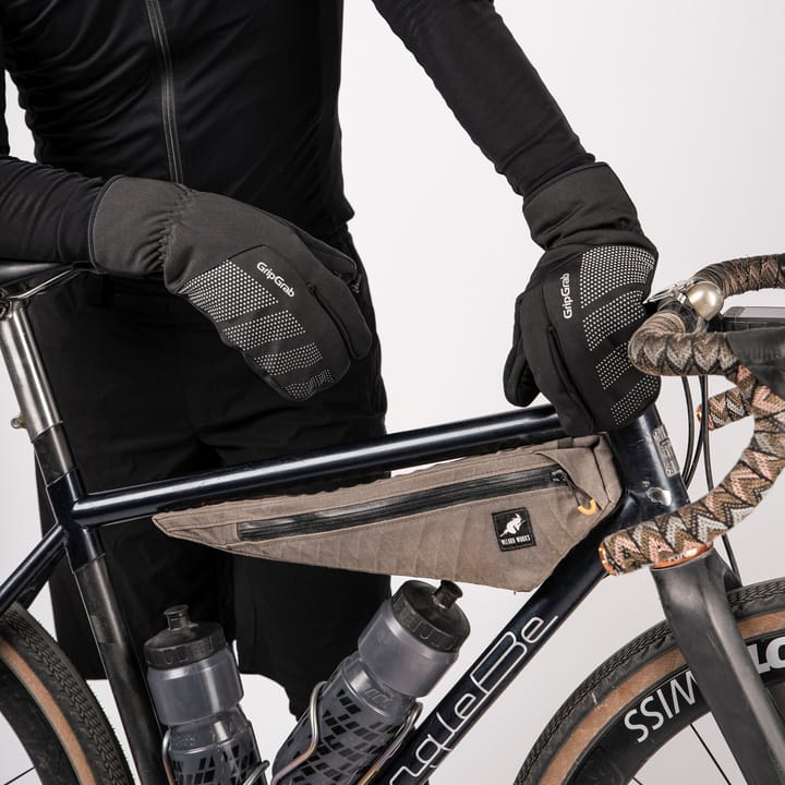 Gripgrab Ride Windproof Deep Winter Lobster Gloves Black Gripgrab