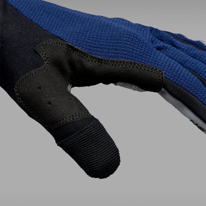 Shark Padded Full Finger Glove Navy Gripgrab