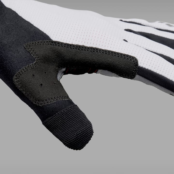 Shark Padded Full Finger Glove White Gripgrab