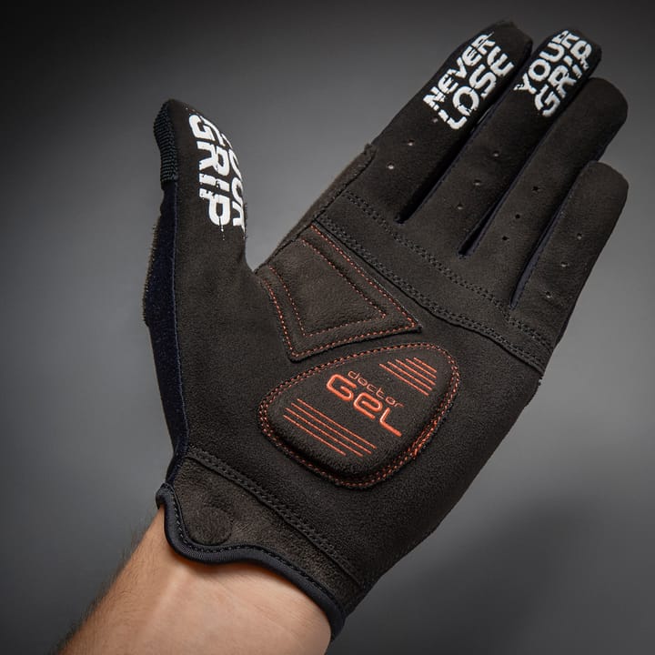 Gripgrab SuperGel XC Touchscreen Full Finger Glove Black Gripgrab