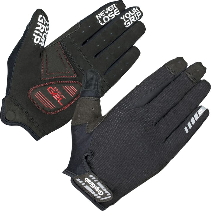 SuperGel XC Touchscreen Full Finger Glove Black Gripgrab