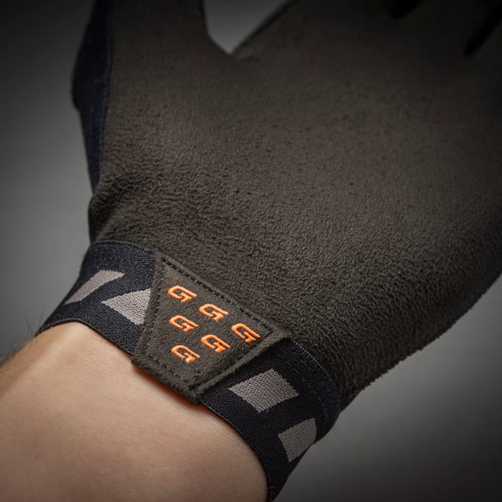 Gripgrab Vertical InsideGrip™ Full Finger Glove Orange Hi-vis Gripgrab