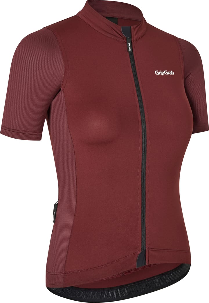 Gripgrab Women's Ride Short Sleeve Jersey Dark Red Gripgrab