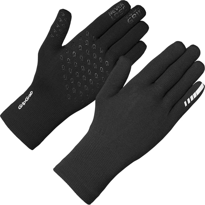 Waterproof Knitted Thermal Glove Black Gripgrab