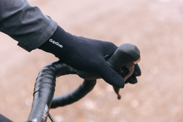 Waterproof Knitted Thermal Glove Black Gripgrab