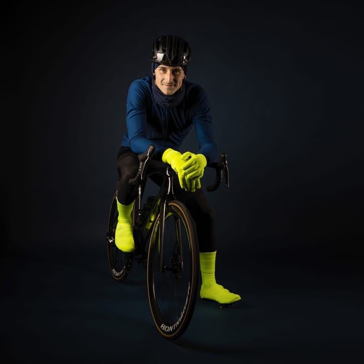 Gripgrab Waterproof Knitted Thermal Glove Yellow Hi-vis Gripgrab