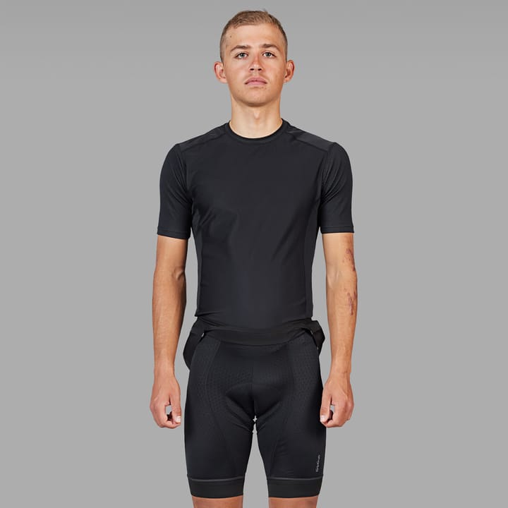 Gripgrab Men's Windbreaking Short Sleeve Base Layer Black Gripgrab