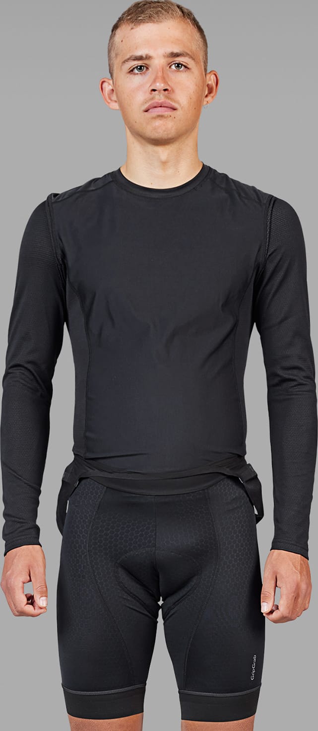 WindBreaking Thermal Long Sleeve Base Layer Black Gripgrab