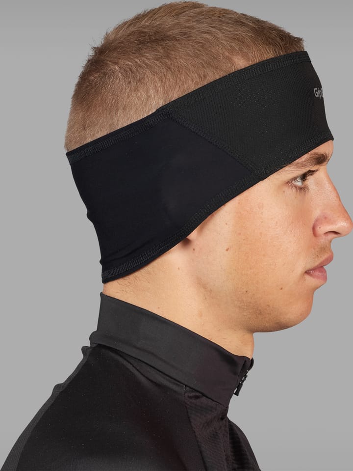 Windproof Headband Black Gripgrab