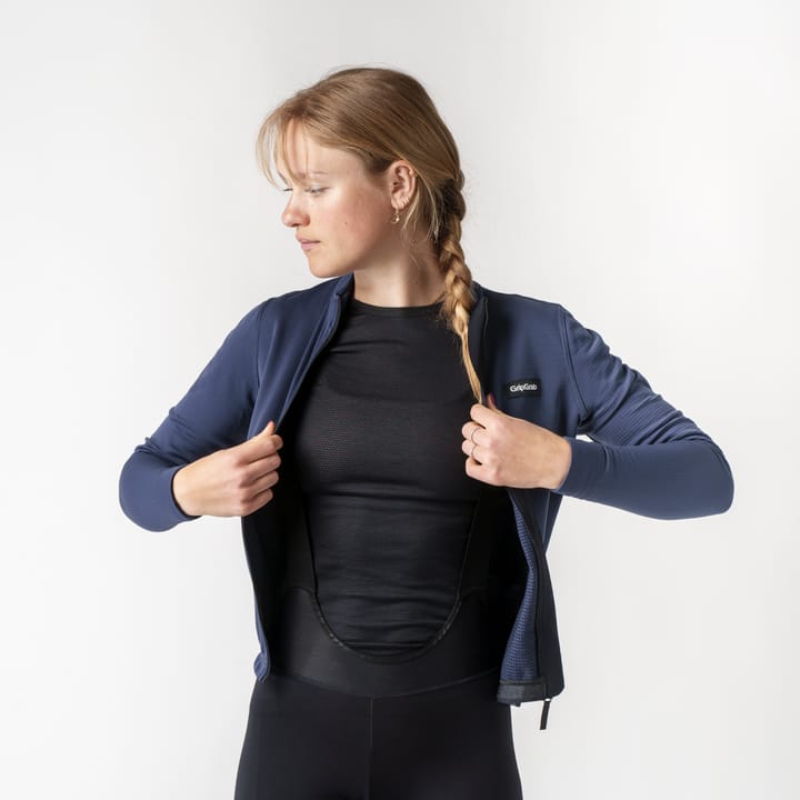 Gripgrab Women's GripGrab EXPLR Merinotech Thermal Long Sleeve Jersey Navy Blue Gripgrab Gripgrab Women's GripGrab EXPLR Merinotech Thermal Long Sleeve Jersey Navy Blue Gripgrab