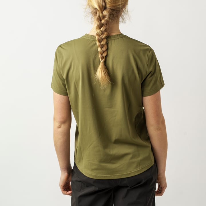 Women's Flow Technical T-Shirt Olive Green Gripgrab