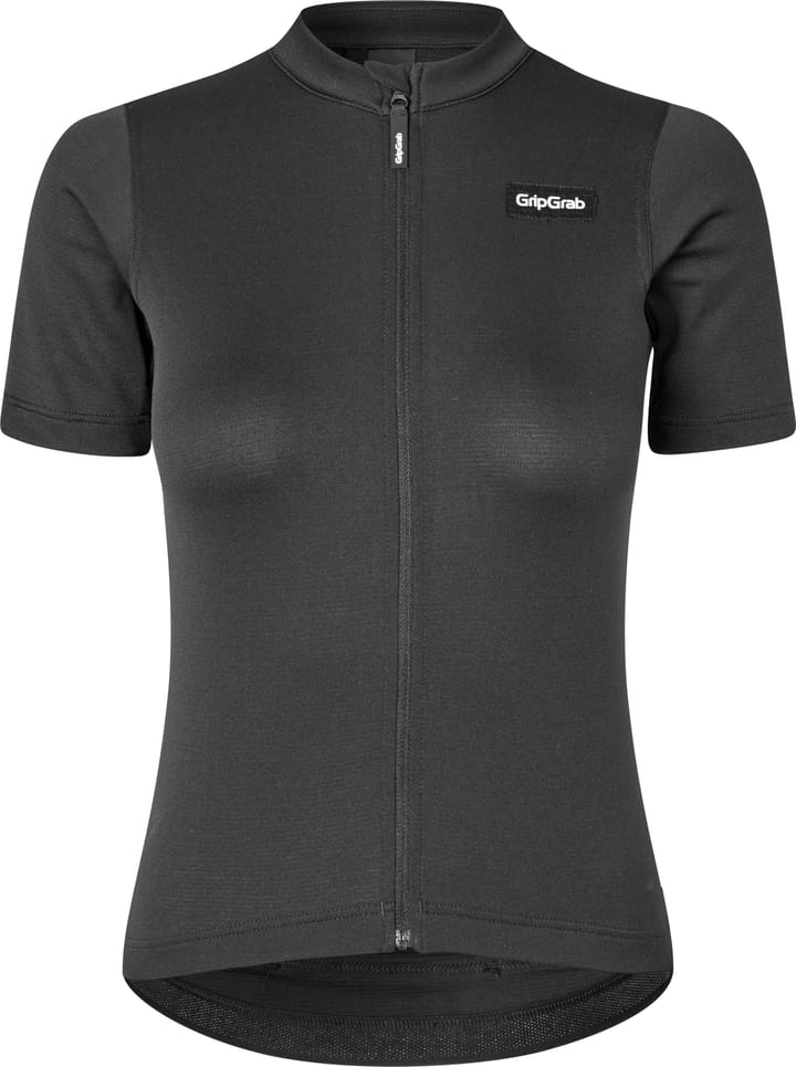 Gripgrab Women's Gravelin Merinotech Short Sleeve Jersey Black Gripgrab