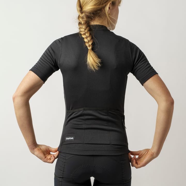 Gripgrab Women's Gravelin Merinotech Short Sleeve Jersey Black Gripgrab