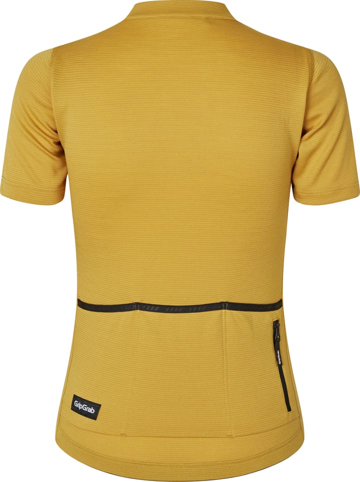 Gripgrab Women's GripGrab EXPLR Merinotech Short Sleeve Jersey Mustard Yellow Gripgrab