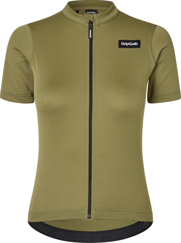 Gripgrab Women's GripGrab EXPLR Merinotech Short Sleeve Jersey Olive Green Gripgrab